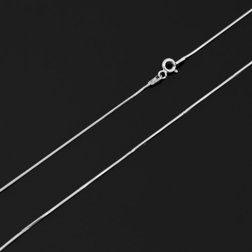 srebrny łańcuszek żmijka