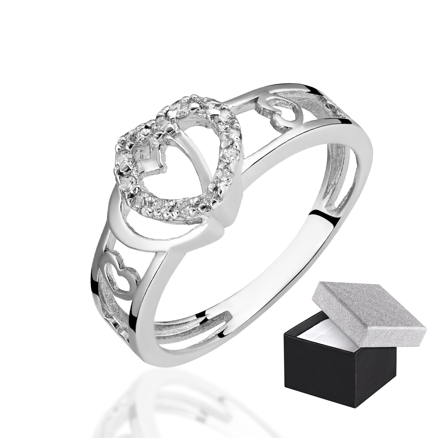 srebrne pierścionki